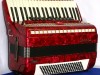 Baile Clansman Red pearloid finish with electric bass